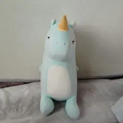 ユニコーン ぬいぐるみ 水色 約30cm