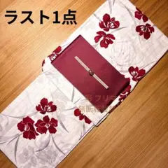 □古典高級しじら織り夏着物&浴衣□新品未使用 呉服店購入浴衣 綿麻 最