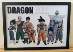 VA22 ドラゴンボール 一番くじ ビジュアルイラスト【額付】Ｚ戦士