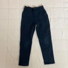 ユニクロ キッズ パンツ 長ズボン 130 ネイビー