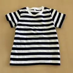 無印良品ストライプ Tシャツ サイズ110