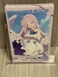 中国 ブルーアーカイブ 聖園ミカ　ミニ色紙＋缶バッチ＋アクリルスタンド