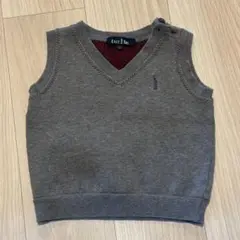 East Boy ベビーベスト サイズ90 グレー