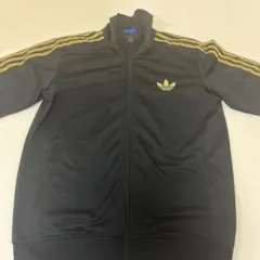 激レア✨アディダス　トラックジャージ　セットアップ　ファイアーバード黒金L