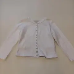 ☆再値下agnes bアニエスベー スナップボタンカーディガン白1990年代