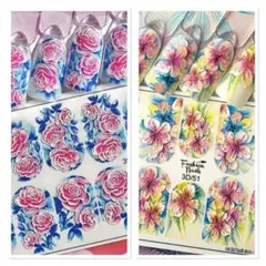 Fashion Nails 3Dネイルスライダーシール2セット