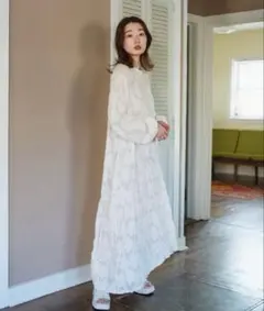 kastane シアージャガードレースワンピース サイズ1