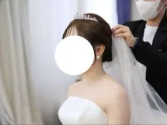 【ティアラ】　結婚式　前撮り　ブライダル