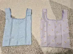 【2枚セット】すみっコぐらし ぬいぐるみショッピングバッグ とかげ えびふらい