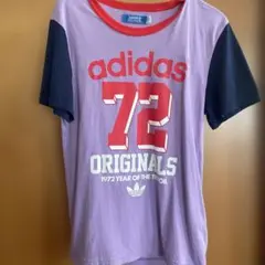 adidas★オリジナルス★半袖Tシャツ XS 紫/黒/赤