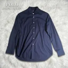 Polo Ralph Lauren スリムフィット ドット柄シャツ ネイビー