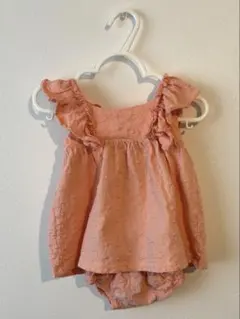 ZARA フリル付きトップス　パンツ　80cm