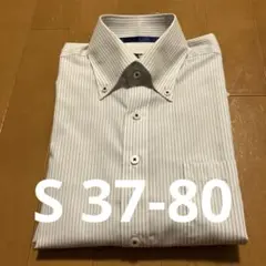新品【スーツセレクト】【BLACK LINE】ボタンダウンシャツS(37-80)