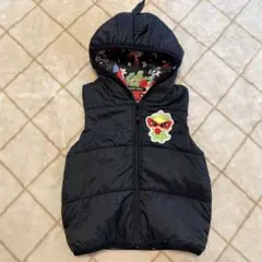 HYSTERIC MINI ヒスミニ 中綿ベスト ブラック
