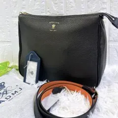 【新品タグ付き】ADMJ レザー クロスボディバッグ　シボ革 メルカリ