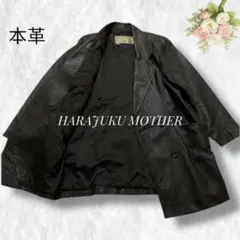 90s harajukumother レザージャケット 春夏 グランジ Y2K