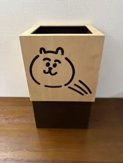 ヤマト工芸✖️瀬戸弘司 ぷんばらさんコラボ ゴミ箱 ブラウン
