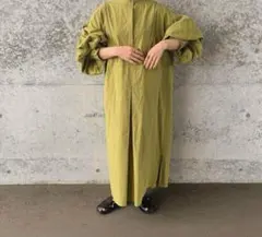 ボリュームスリーブワンピース