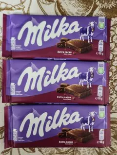 Milka エクストラココア チョコレート 90g 3個セットのサムネイル