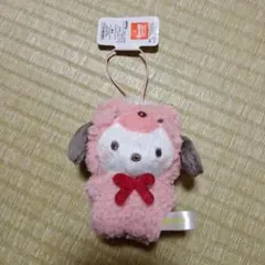 サンリオ ポチャッコ ぬいぐるみ マスコット ストラップ付き