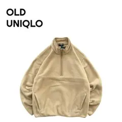 【未使用】OLD UNIQLOユニクロ 90s ハーフジップ フリースジャケット