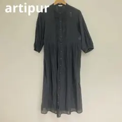 アルティプール artipur ピンタックコットンシャツワンピース 東京かんかん