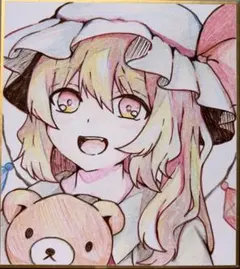 1点物】直筆小色紙 フランドール【東方Project】 - メルカリ