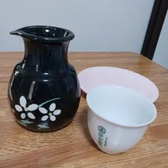 そば徳利　茶碗　小皿　セット