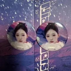 NiziU リオ 缶バッチ 2個セット