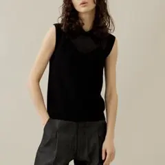 CFCL FLUTED SLEEVELESS ノースリーブ ニット 黒 - メルカリ