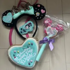 ディズニー パルパルーザ ヴァネロペ カチューシャ ポーチ ステッキ