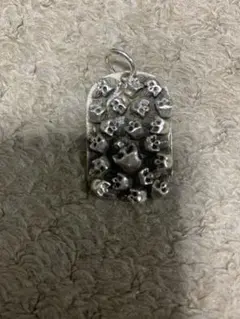 マッシュ様専用レアデザイン！スカルデザイン シルバーペンダントトップ