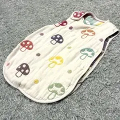 Hoppetta✨きのこ柄 コットンスリーパー　スリーパー　子ども90-120程