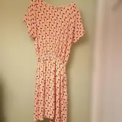 クマ柄　ワンピース
