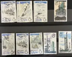 ケ*チ様 中国 山岳探検シリーズ 切手