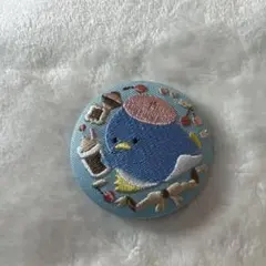 サンリオ 刺繍 ピンバッジ タキシードサム