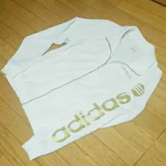 美品 アディダス ジャージ adidas neo ホワイト ゴールド