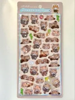 国内正規品ボンボンドロップシール レッサーパンダ☆24時間以内発送☆