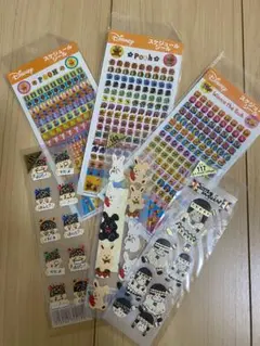 【希少】Disney くまのプーさん スケジュールシール3種とその他シール