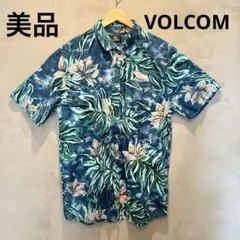 美品　ボルコム　VOLCOM 総柄シャツ　アロハ　ハワイアン　ボタニカル　Mのサムネイル