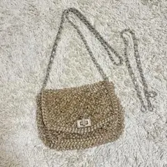 ANTEPRIMA ワイヤーバッグ　ルケット スモール シルバーゴールド