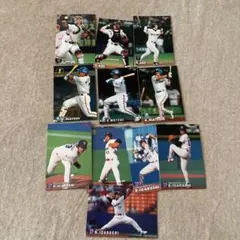 プロ野球チップスカード11枚セット2000年〜2005年