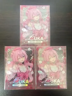 初音ミク フラワーレトロルック ジュエルクリアフォトカード 巡音ルカ