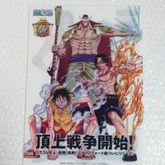 ワンピース ログコレクション クリアファイル ルフィ エース 白ひげ