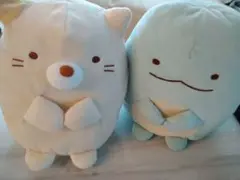 すみっコぐらし　とかげ・ねこのぬいぐるみセット