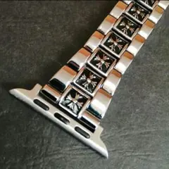 Apple Watch アップルウォッチ クロスステンレスバンド クロスシルバー