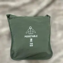 POCKETABLE フード付きジャケット 110サイズ オリーブグリーンのサムネイル
