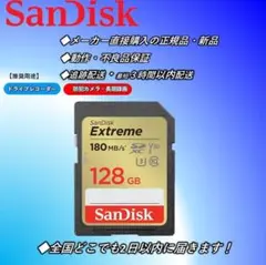 サンディスクExtreme SDカード128GB .22 - メルカリ