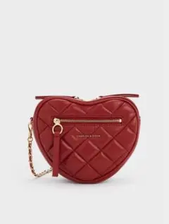 CHARLES & KEITH Duo ショルダー バッグ ハート チャーム CHARLES & KEITH Duo ショルダー バッグ ハート チャーム - メルカリ
