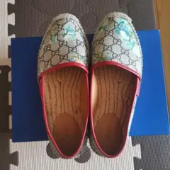 Gucci エスパドリーユ ブルー/レッドのサムネイル